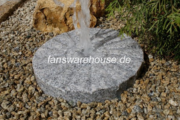 Mühlstein Brunnen aus Granit
