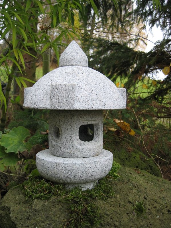 Misaki Granitlaterne Steinlaterne Japan Garten
